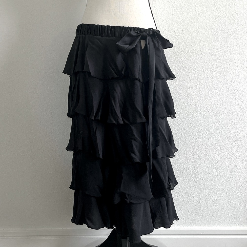 Silk chiffon tiered skirt by 00’s Juicy couture
